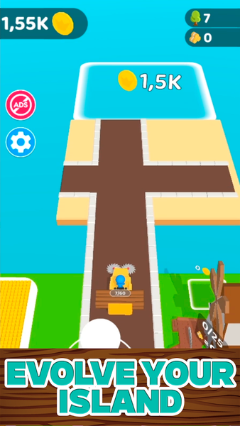Woodmill Craft Idle - Gameplay image of android game