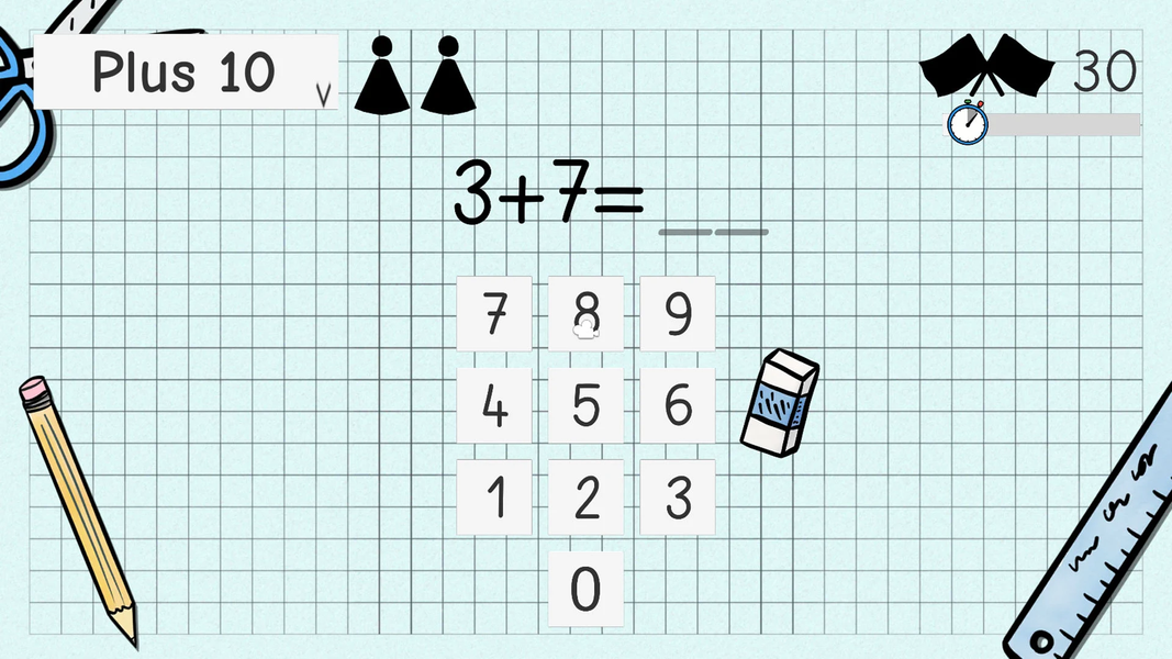 Rasend Rechnen - Gameplay image of android game