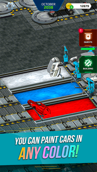 Car Factory Simulator - Gameplay image of android game