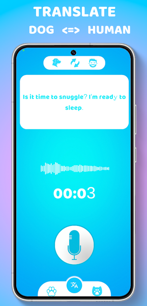 Dog to Human Translator - Image screenshot of android app