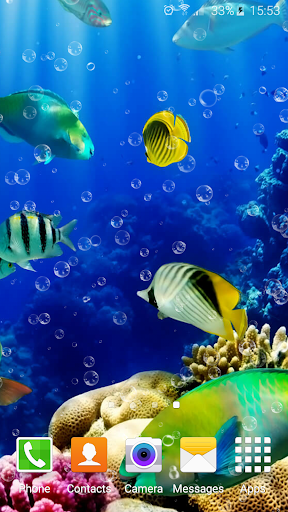 Aquarium Live Wallpaper - عکس برنامه موبایلی اندروید