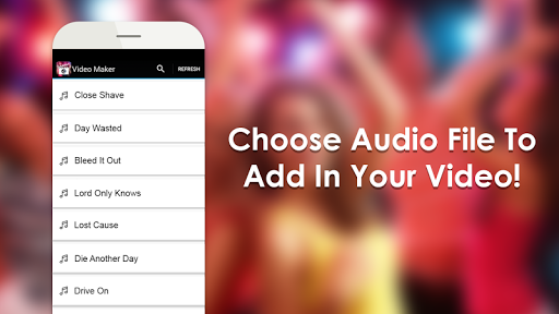 Add Audio in Video - عکس برنامه موبایلی اندروید