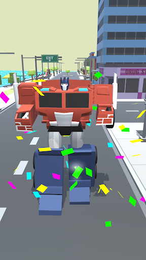 Transformation 3D - Robot Game - Image screenshot of android app
