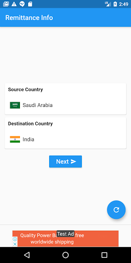 Remittance Info - Image screenshot of android app