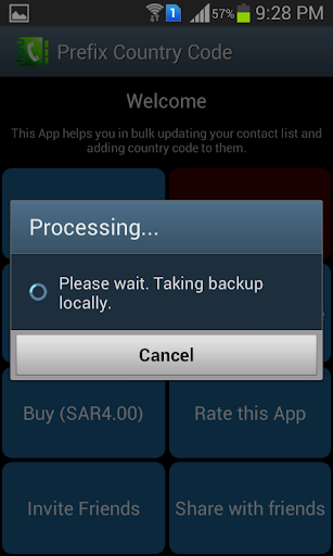 Add Country Code - Image screenshot of android app