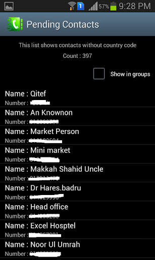 Add Country Code - Image screenshot of android app