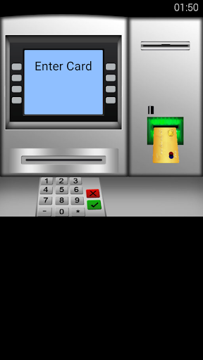 ATM cash money simulator game - Gameplay image of android game