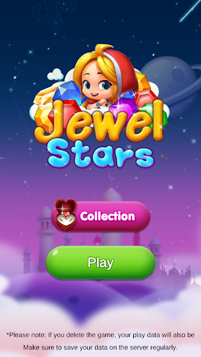 Jewel Stars-Link Puzzle Game - Gameplay image of android game