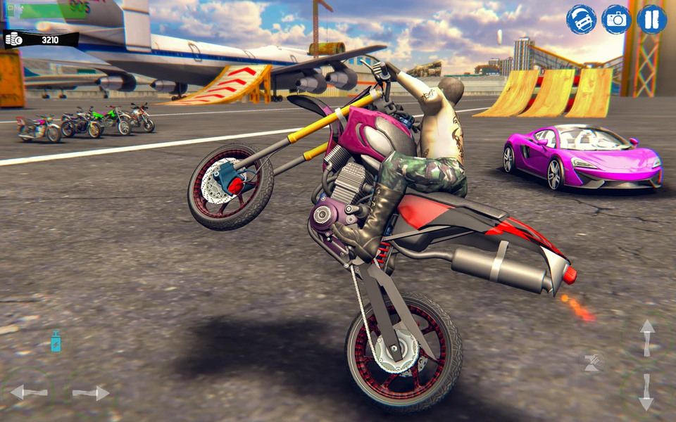 Super Bike Games: Racing Games - Gameplay image of android game