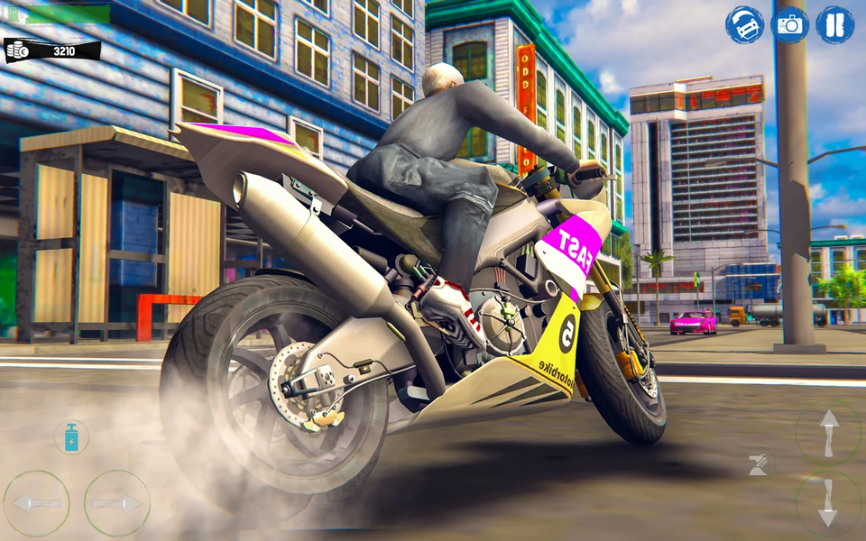 Super Bike Games: Racing Games - Gameplay image of android game