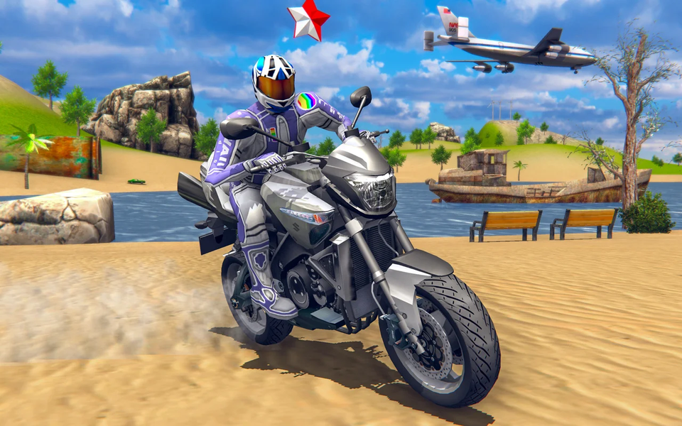 Super Bike Games: Racing Games - Gameplay image of android game