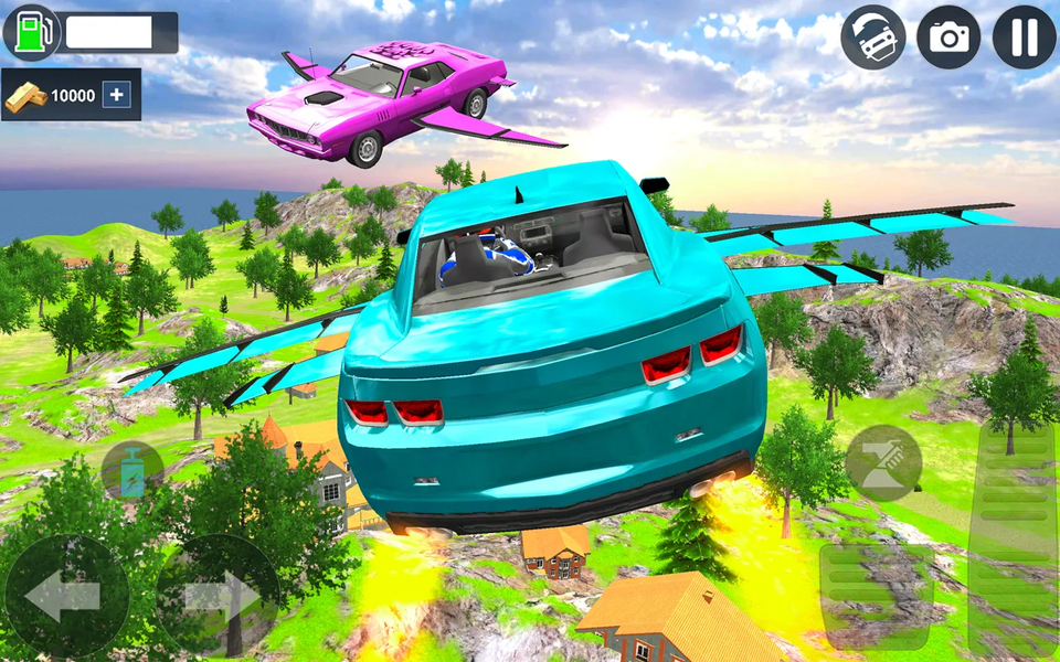 Flying Taxi Simulator Car Game - Image screenshot of android app