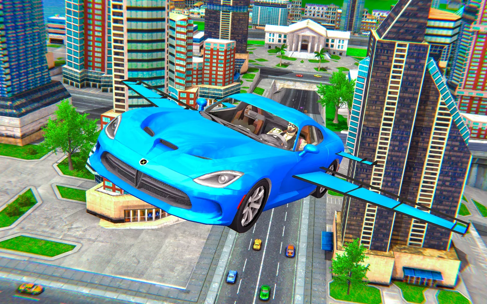 Flying Taxi Simulator Car Game - عکس برنامه موبایلی اندروید