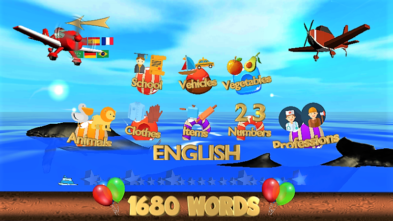 Preschool kids learning words - عکس بازی موبایلی اندروید