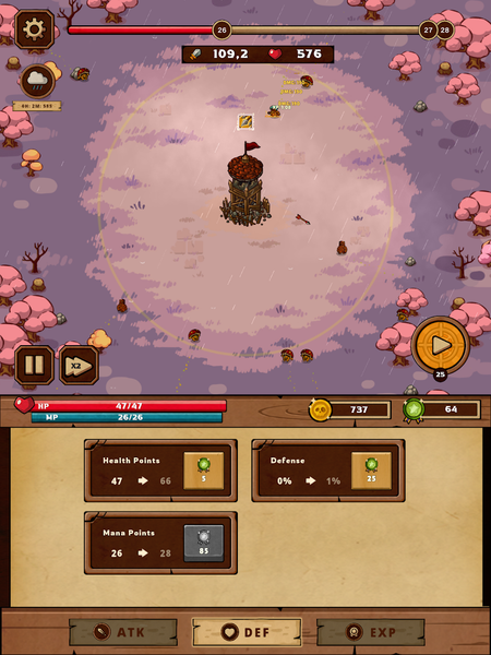 Idle Wooden Tower Defense - عکس بازی موبایلی اندروید