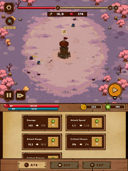 Idle Wooden Tower Defense - عکس بازی موبایلی اندروید