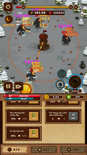 Idle Wooden Tower Defense - عکس بازی موبایلی اندروید