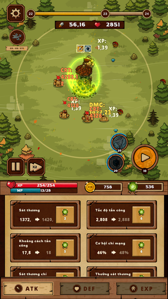 Idle Wooden Tower Defense - عکس بازی موبایلی اندروید