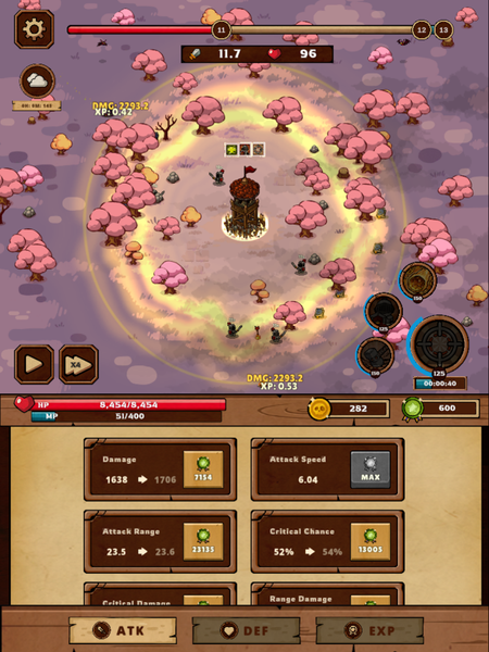 Idle Wooden Tower Defense - عکس بازی موبایلی اندروید