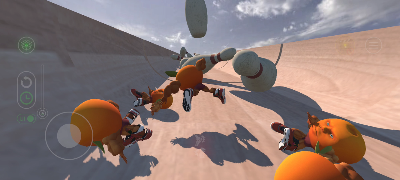 Ragdoll Sandbox Fall Simulator - Gameplay image of android game