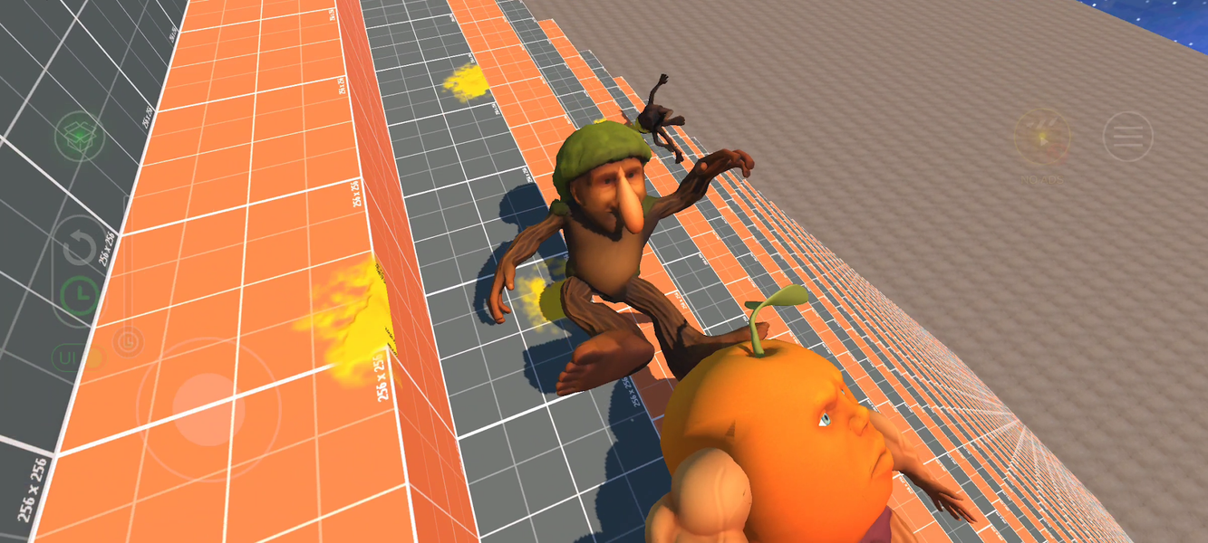 Ragdoll Sandbox Fall Simulator - Gameplay image of android game