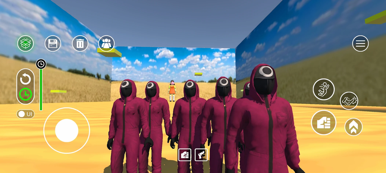 Ragdoll Sandbox Fall Simulator - Gameplay image of android game