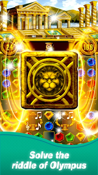 Jewel Olympus: Match 3 Puzzle - Gameplay image of android game