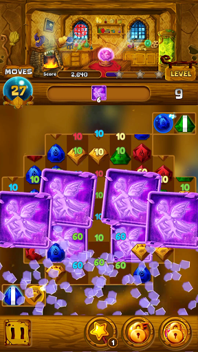 Secret Magic Story: Match 3 - Gameplay image of android game