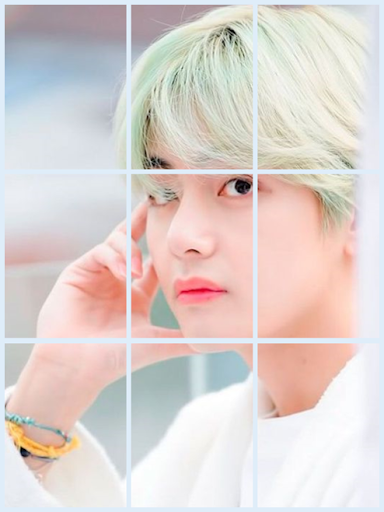 BTS [V] Puzzle Game - Gameplay image of android game