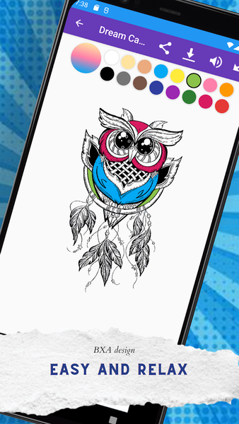 Dream Catcher Coloring Book - عکس برنامه موبایلی اندروید