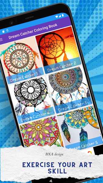 Dream Catcher Coloring Book - Image screenshot of android app