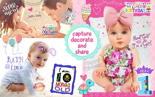 Baby Story Photo Editor 👶 Milestones for Babies - Image screenshot of android app