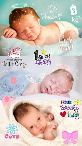 Baby Story Photo Editor 👶 Milestones for Babies - Image screenshot of android app
