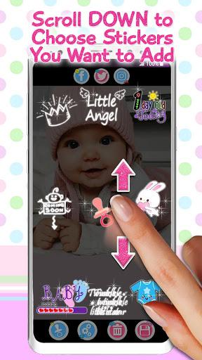 Baby Story Photo Editor 👶 Milestones for Babies - Image screenshot of android app