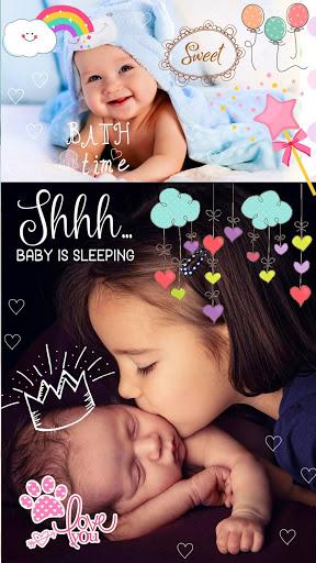 Baby Story Photo Editor 👶 Milestones for Babies - Image screenshot of android app