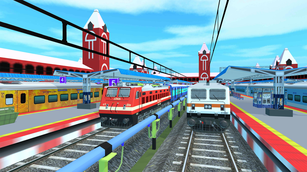 Indian Loco Train Simulator - Gameplay image of android game