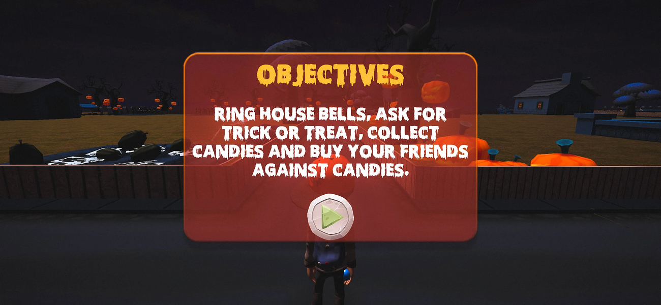 Trick or Treat Halloween Games - Gameplay image of android game