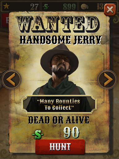 Bounty Hunt: Western Duel Game - Gameplay image of android game