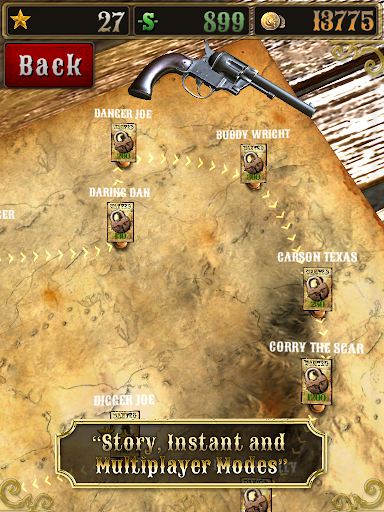 Bounty Hunt: Western Duel Game - Gameplay image of android game