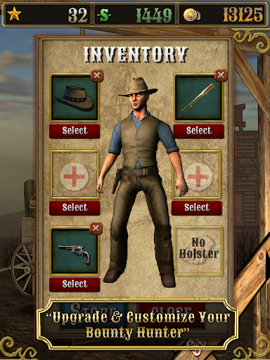 Bounty Hunt: Western Duel Game - Gameplay image of android game