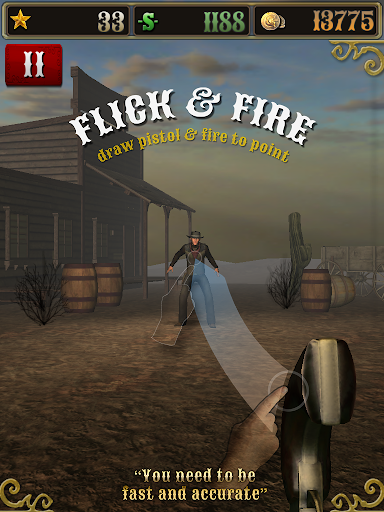 Bounty Hunt: Western Duel Game - Gameplay image of android game