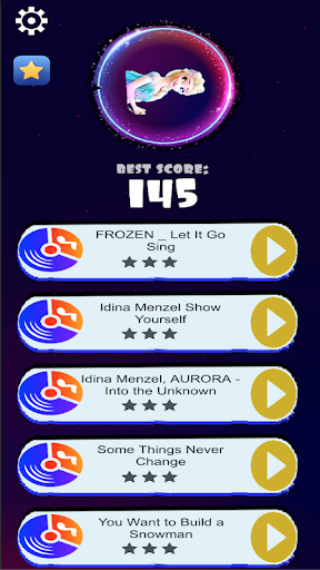 Let It Go Hop Tiles Beat - Frozen - Gameplay image of android game