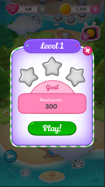 Candy Mash : Match 3 Puzzle 20 - Gameplay image of android game