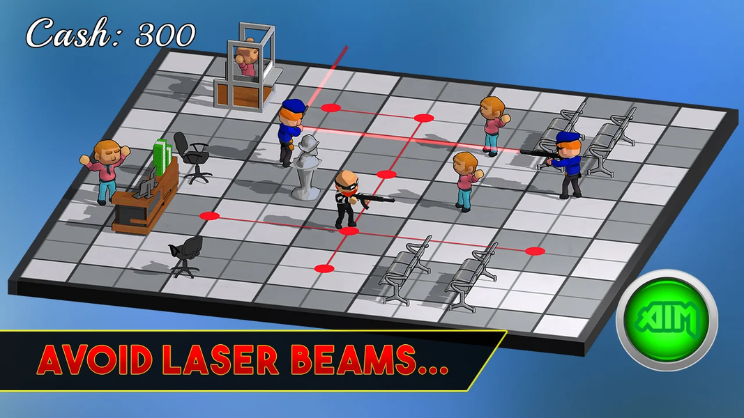 Bank Robbery - Puzzle Shooter - Gameplay image of android game
