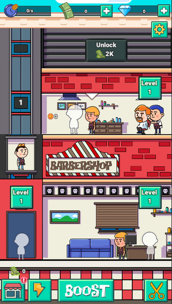 Barber Simulater - Gameplay image of android game