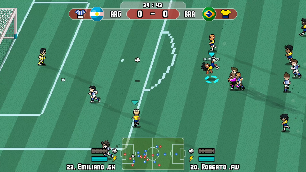 Pixel Cup Soccer - Lite - عکس بازی موبایلی اندروید