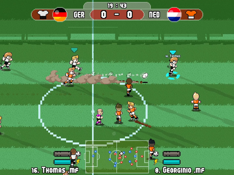 Pixel Cup Soccer - Lite - عکس بازی موبایلی اندروید