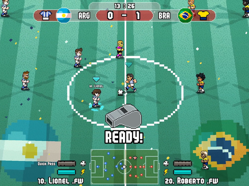 Pixel Cup Soccer - Lite - عکس بازی موبایلی اندروید