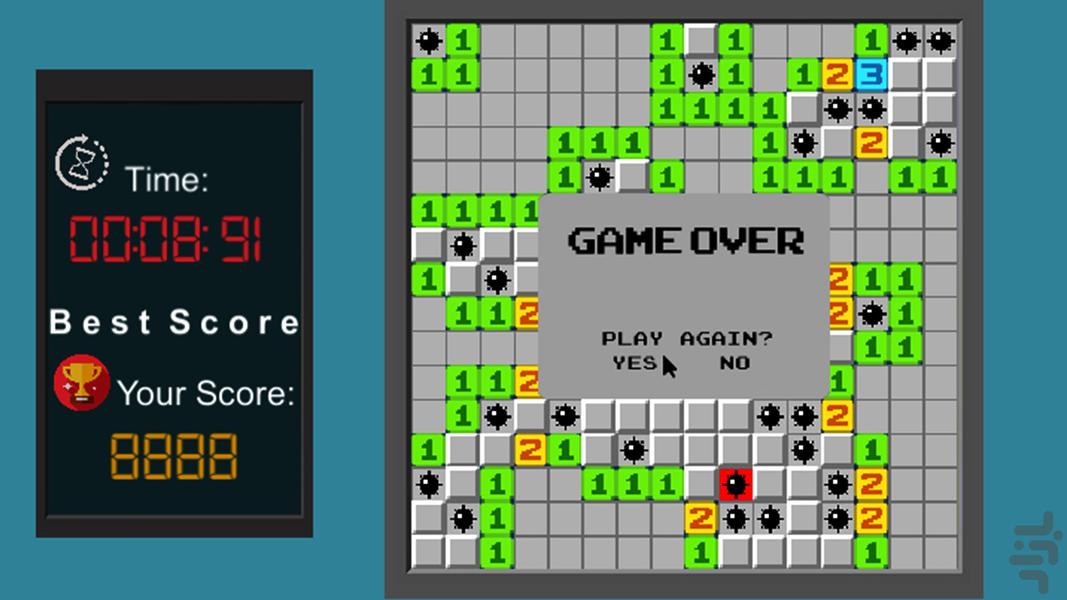 Minesweeper - Gameplay image of android game