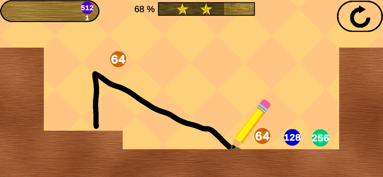 Draw - Physics Double - Gameplay image of android game